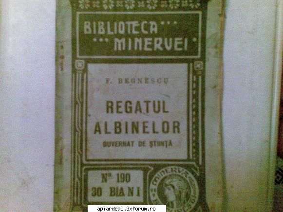 jurnal apicol iar lui batranu recomand albinelor guvernat din1915