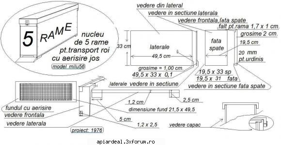pastoral vetre fixe,ce ziceti? este suficient rame albina puiet pentru intari stup inainte cules: