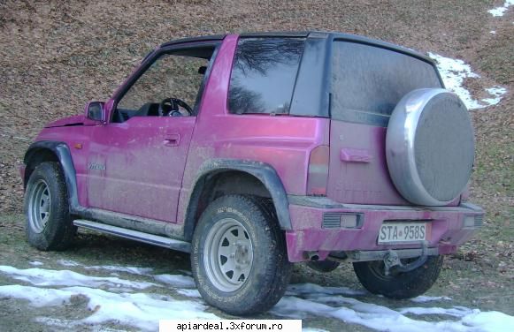 4x4 ziceti suzuki vitara, insa descurcat impecabil.