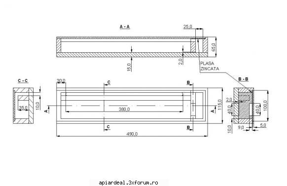 schite stup vertical cat 1/2 modificari hranitor: fanta acces camera plasa protectie camerei, mentin