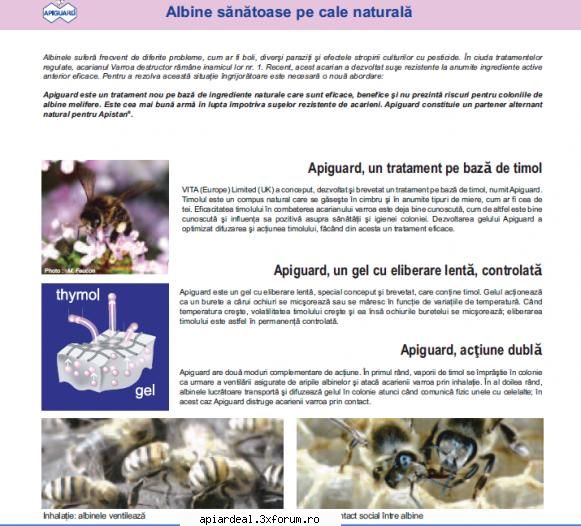 APIGUARD Tratament impotriva varoozei - click pe poze pt marire - NOUTATI