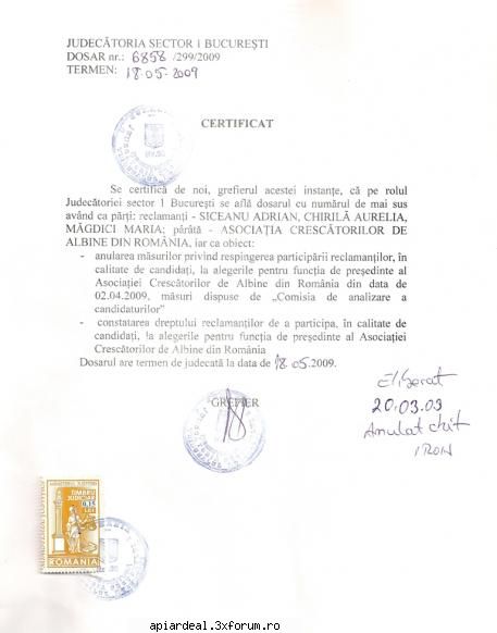 Alegeri ACA - si certificatele - ASOCIATII