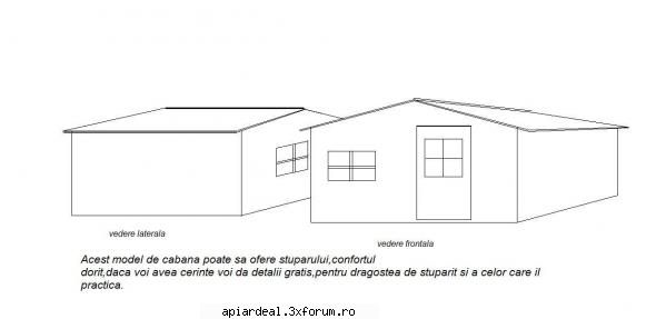 vedeti poza marita,cam asa ar fi modelul cabana apicola (casa