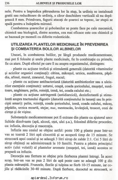 Plantele medicinale in apicultura - o tot caut poza asta de vreo 3 saptamani - TRATAMENTE