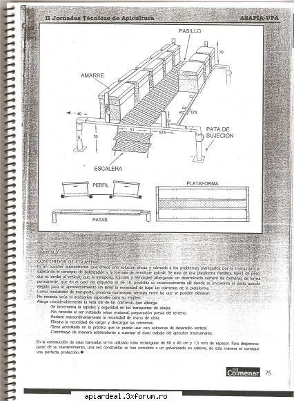 Practica in apicultura industriala - Schema plataforma - INTRETINEREA ALBINELOR