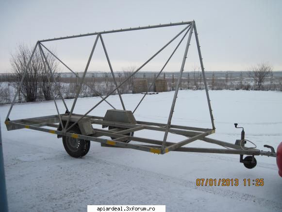 Remorca multifunctionala 5200x1800x kg - Vand remorca din 2008, unic proprietar, fiscal pe - VANZARI