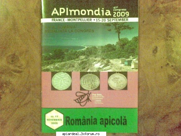 Romania apicola. - a aparut numarul pe noiembrie al revistei unde - REVISTE & CARTI