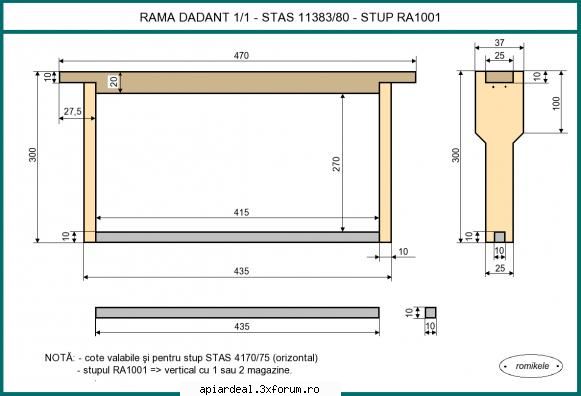 SCHITE rame si stupi - Pentru ca mi s-a cerut in cateva randuri desen cu - STUPI