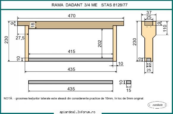 SCHITE rame si stupi - romikele - STUPI