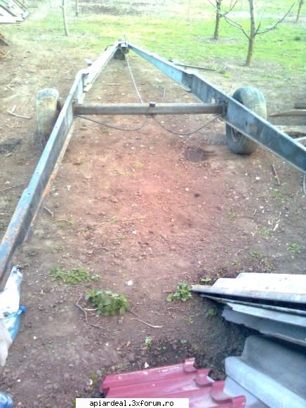 Sasiu platforma 1300 kg - Vand sasiu de rulota. Se poate confectiona - VANZARI