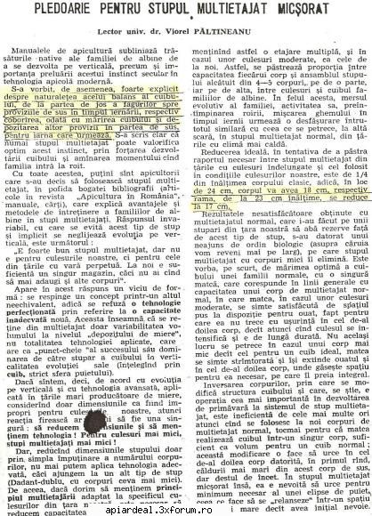 Sistemul Me cu rama de 1/2(redus) - Andrei, totul a inceput de la urmatorul articol - INTRETINEREA ALBINELOR