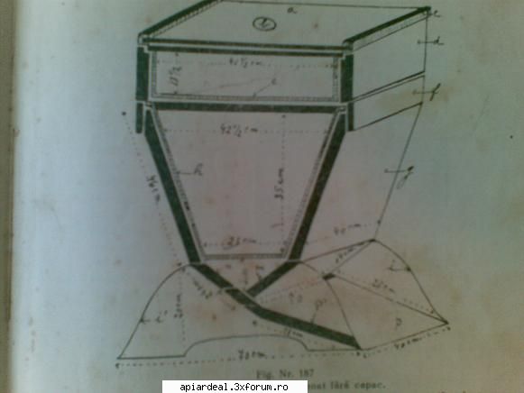 Stupul trapezoidal - nu stiu daca se va vedea bine - SCHITE STUPI