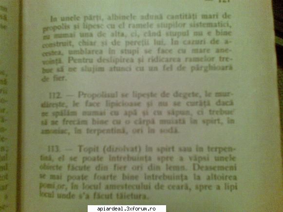Texte -mostenire de la V. Harnaj - cam slaba imaginea , ultima parte - INTRETINEREA ALBINELOR