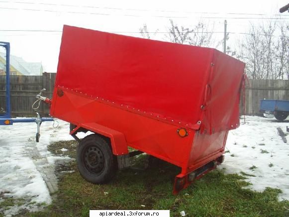 aceste remorci se vind la licitatie - Vind remorca monoax,de 500kg,cu 3500 lei - VANZARI