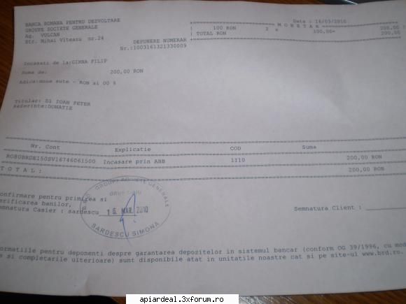 buna - Iata si confirmarea - AICI PUTETI POSTA ORICE...