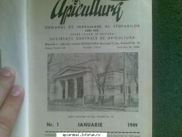 din istoria revistelor apicole - Cristi am facut cercetari si am descoperit ca - REVISTE & CARTI