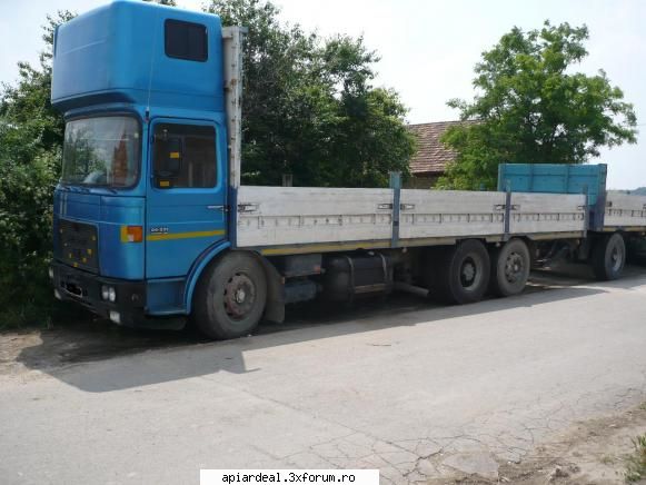 oferta : vand camion - Man platforma, camion cu remorca 8+8 M lungime - VANZARI