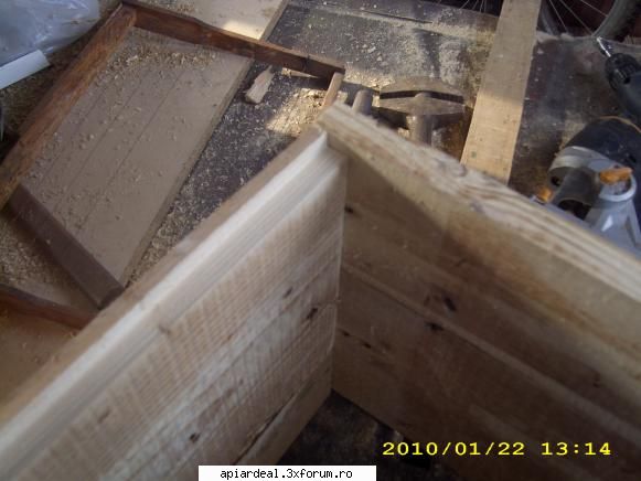poze executie stupi verticali 12 rame - scule folosite pina in prezent ,ober,rindea - POZE SI VIDEO