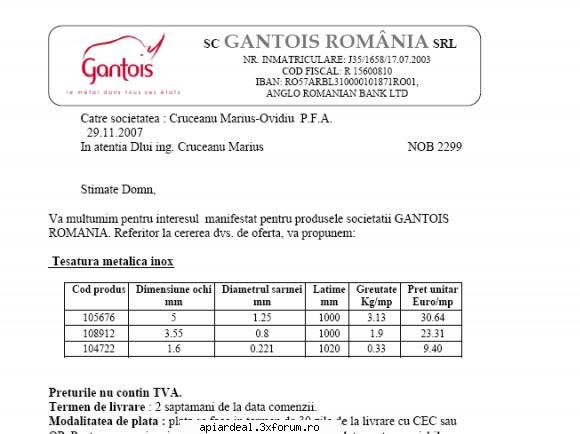 sa confectionam un colector de polen performant - si a treia incercare..si ultima - COLECTOARE DE POLEN