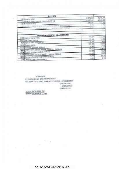 sc adelika - Lista de pret SC ADELIKA SRL pag4 - FIRME