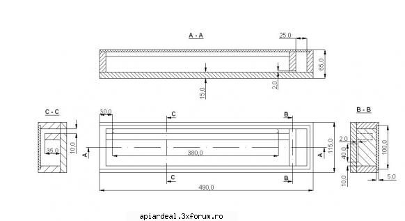 schite STUP VERTICAL 12 R + CAT 1/2 - Hranitor de podisor, capacitate cca. 800 ml - SCHITE STUPI